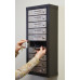 NEW! 10 Door Wall Mount Cell Phone, Smart Phone Cabinet with Combination Locks - Fits Larger Phones with 7"W Compartments!